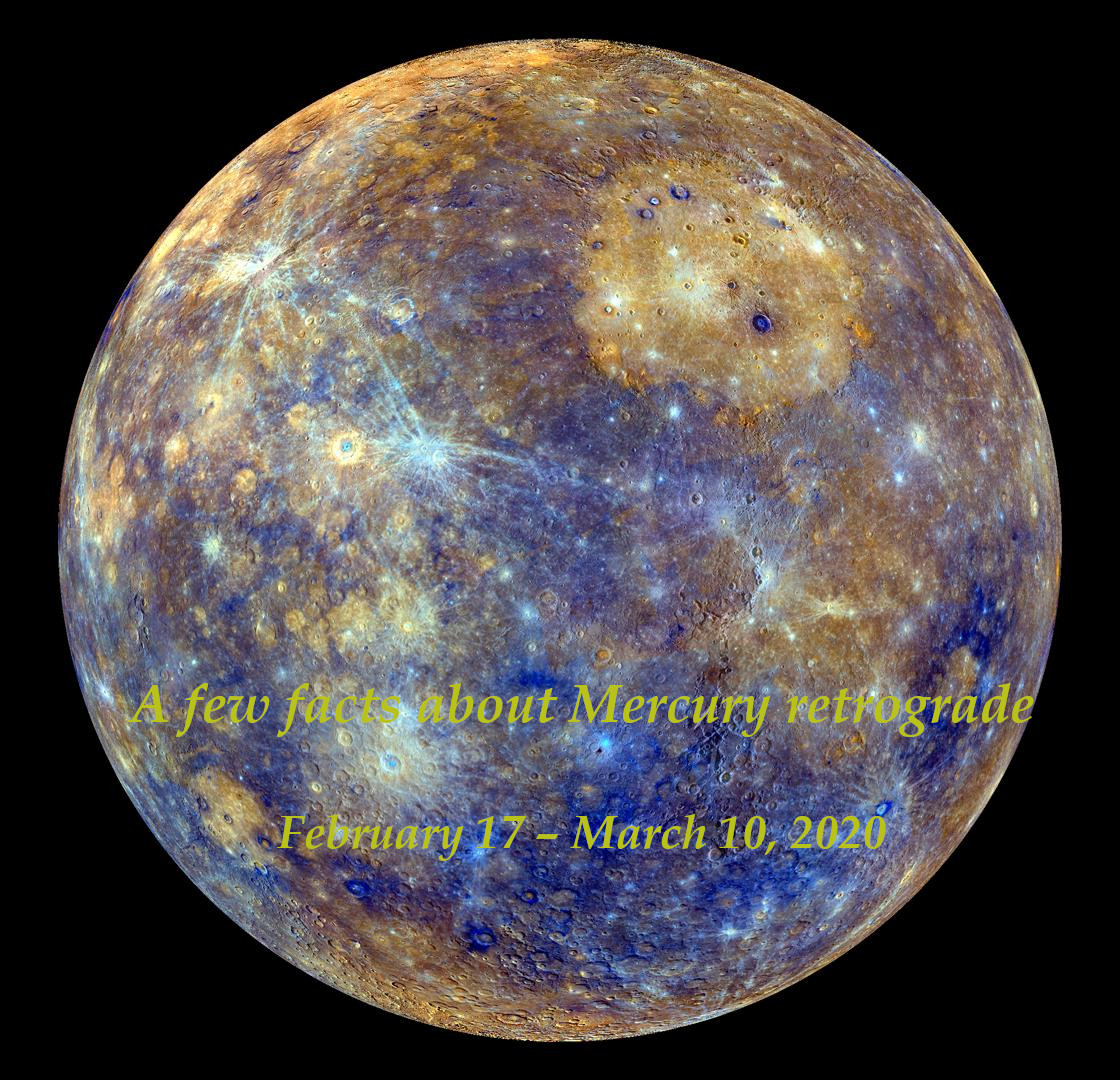 A few facts about Mercury retrograde. February 17 – March 10, 2020