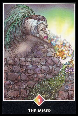 Osho Zen Tarot: THE MISER