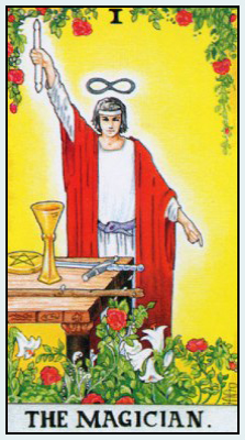 Tarot card THE MAGICIAN