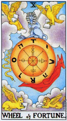 Tarot card WHEEL OF FORTUNE