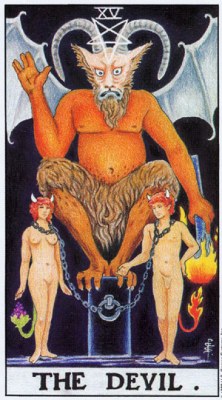 Tarot card THE DEVIL