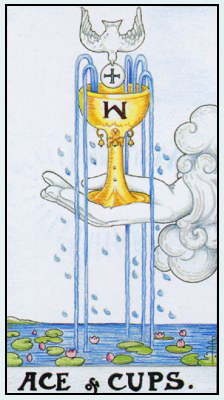 Tarot card ACE OF CUPS