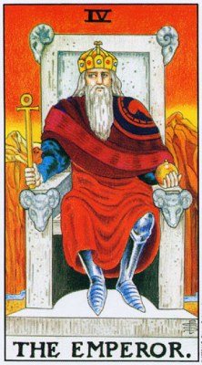 Tarot card THE EMPEROR