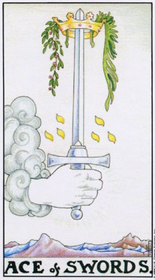 Tarot card ACE OF SWORDS