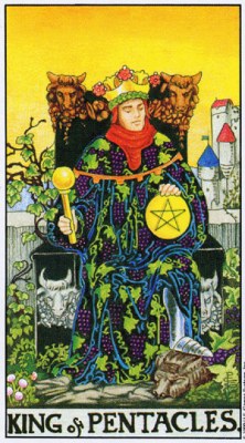 Tarot card KING OF PENTACLES 